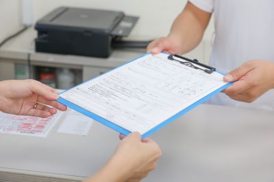 カウンセリング票の記入のイメージ